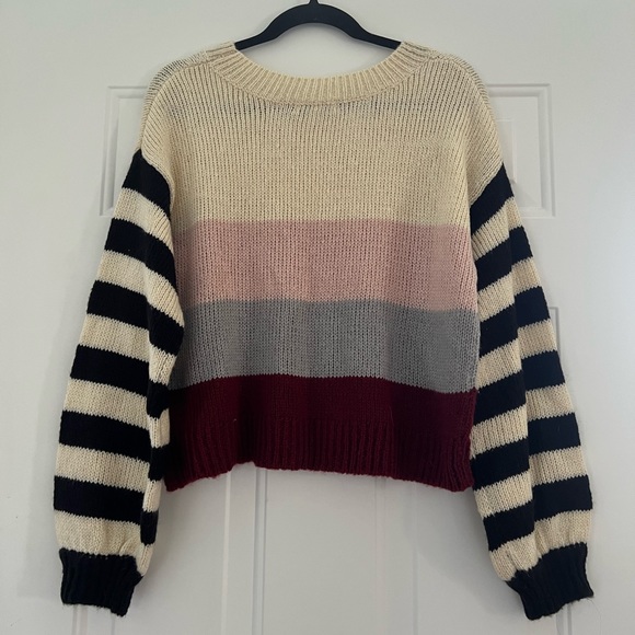 Inspired Hearts Striped Sweater - Picture 4 of 4